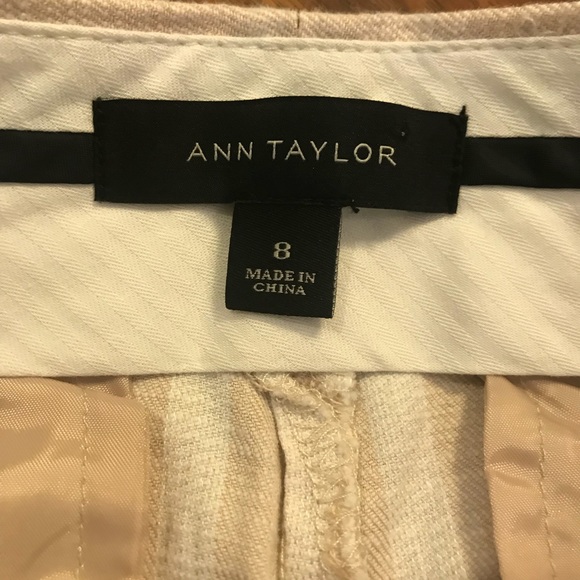 Ann Taylor “Devin” Linen Blend Pants - Picture 3 of 5